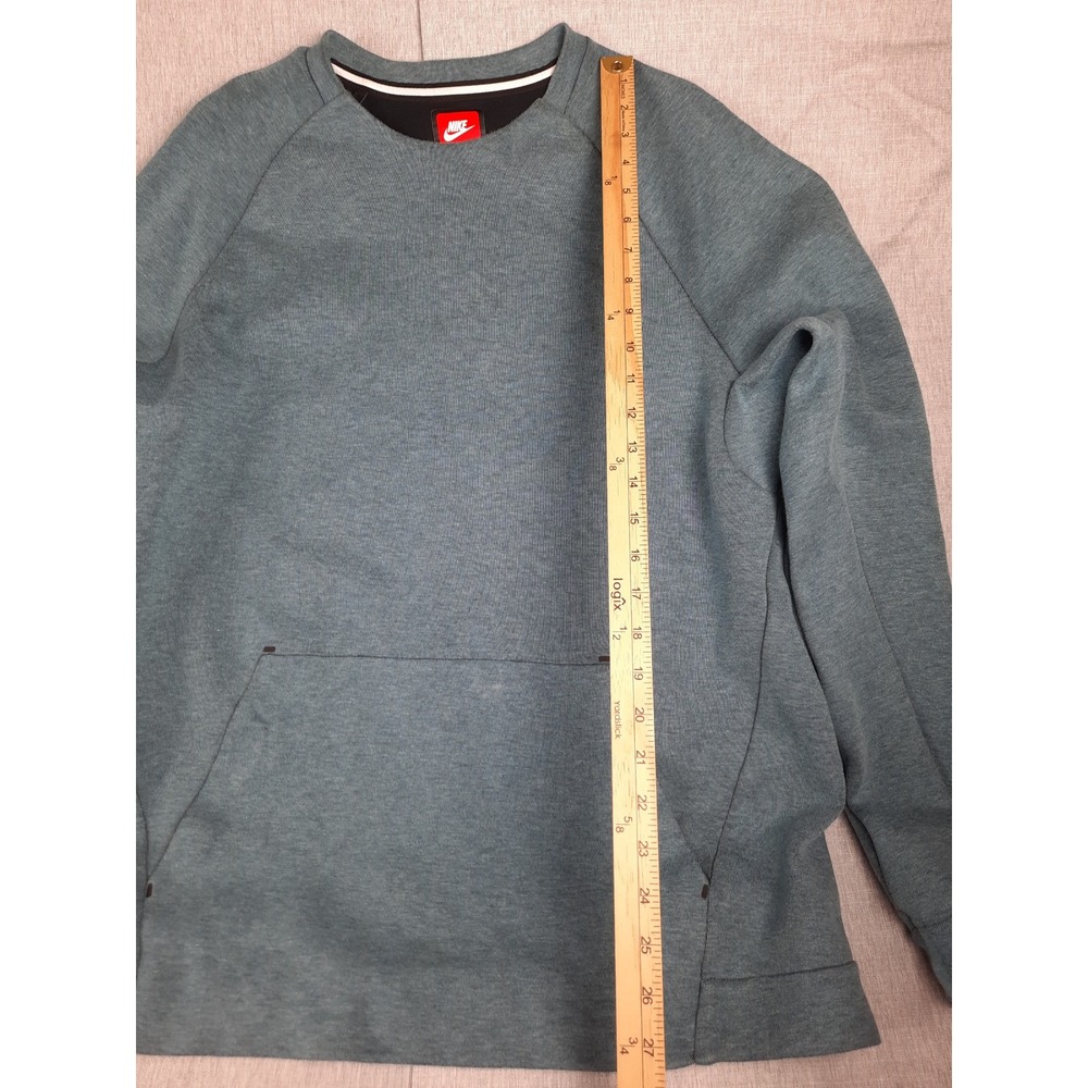 Nike Women's Large Gray Pullover Crewneck Performance Sweater Jacket with Pocket - Picture 4 of 10